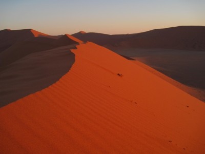 red sand hill